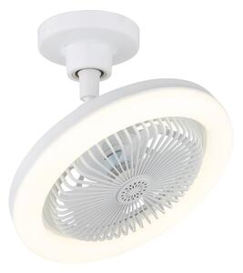 Globo 03680W LED ventilátor s osvetlením LIDEA | 20W integrovaný LED zdroj | 1480lm | 3000-6500K | ventilátor