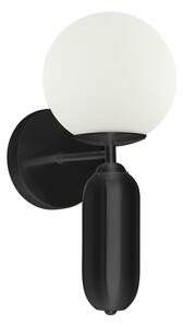 ITALUX WL-02340-1-BK Aldeva nástenné svietidlo 1xE27 čierna, biela