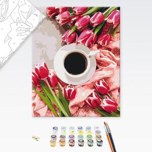 Maľovanie podľa čísiel ranná káva