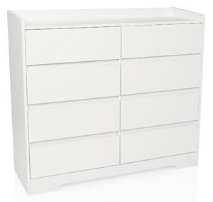 KOMODA, biela, 110/98,5/38 cm MID.YOU - Komody, Online Only