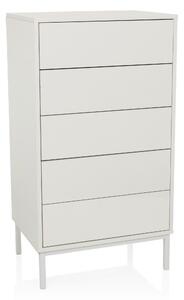 KOMODA, biela, 55/100/40 cm MID.YOU - Komody, Online Only