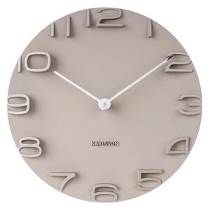 NÁSTENNÉ HODINY sivá 42/42/5 cm Karlsson - Hodiny, Online Only