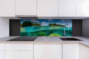 DIMEX | Dibond doska za kuchynskú linku | DBW-18060-013 Koralový útes | 180 x 60 cm