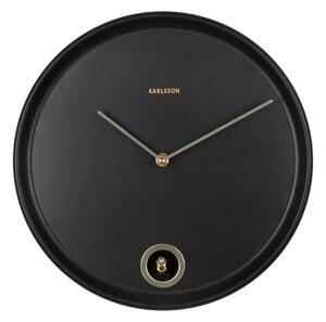 NÁSTENNÉ HODINY čierna 30 cm Karlsson - Hodiny, Online Only