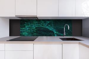DIMEX | Dibond doska za kuchynskú linku | DBW-18060-281 Tmavozelená mramorová textúra | 180 x 60 cm