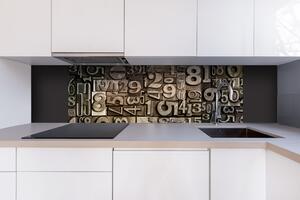 DIMEX | Dibond doska za kuchynskú linku | DBW-18060-077 Číslica | 180 x 60 cm