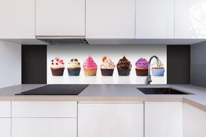 DIMEX | Dibond doska za kuchynskú linku | DBW-18060-232 Cupcaky | 180 x 60 cm