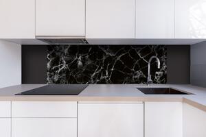 DIMEX | Dibond doska za kuchynskú linku | DBW-18060-155 Čierny mramor | 180 x 60 cm