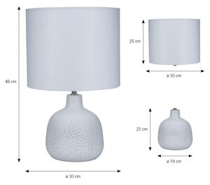 ONLI - Stolná lampa ELUMA 2xE27/15W/230V 48 cm biela