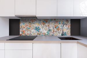DIMEX | Dibond doska za kuchynskú linku | DBW-18060-212 Kvetinová talianska freska | 180 x 60 cm