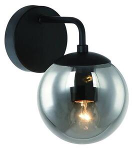 Open Design OR81411 - Nástenné svietidlo BAO 1xE27/8W/230V čierna/dymovo sivá