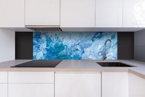 DIMEX | Dibond doska za kuchynskú linku | DBW-18060-158 Modrý abstrakt | 180 x 60 cm