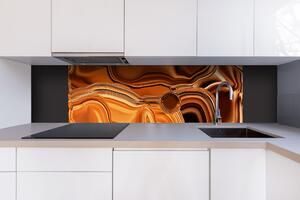 DIMEX | Dibond doska za kuchynskú linku | DBW-18060-102 Kvapalný chrómový bronz | 180 x 60 cm