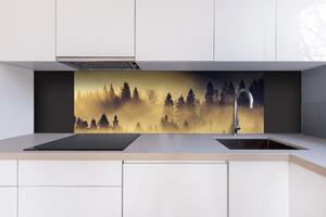 DIMEX | Dibond doska za kuchynskú linku | DBW-18060-142 Lesná krajina | 180 x 60 cm