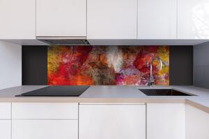 DIMEX | Dibond doska za kuchynskú linku | DBW-18060-160 Abstraktný múr | 180 x 60 cm