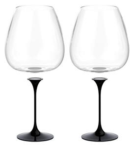 Sada 2 pohárov na víno Langhe + 2 stopiek, Trebonn SplitGlass Origini