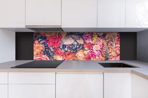 DIMEX | Dibond doska za kuchynskú linku | DBW-18060-178 Kvetinové zátišie | 180 x 60 cm