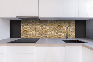 DIMEX | Dibond doska za kuchynskú linku | DBW-18060-257 Rustikálny béžový múr | 180 x 60 cm