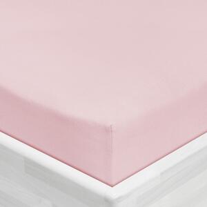 Jersey napínacie prestieradlo JR-032 Púdrovo ružová 80 x 200 - výška 20 cm