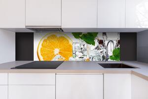 DIMEX | Dibond doska za kuchynskú linku | DBW-18060-023 Citrón a ľad | 180 x 60 cm