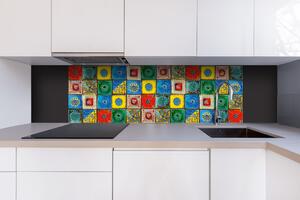 DIMEX | Dibond doska za kuchynskú linku | DBW-18060-107 Lisabonské kachličky | 180 x 60 cm
