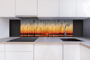 DIMEX | Dibond doska za kuchynskú linku | DBW-18060-129 Rákos | 180 x 60 cm