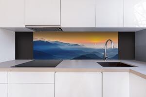 DIMEX | Dibond doska za kuchynskú linku | DBW-18060-202 Východ slnka v Himalájach | 180 x 60 cm