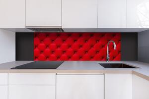 DIMEX | Dibond doska za kuchynskú linku | DBW-18060-070 Červený poťah | 180 x 60 cm