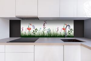 DIMEX | Dibond doska za kuchynskú linku | DBW-18060-182 Lúčny dizajn | 180 x 60 cm