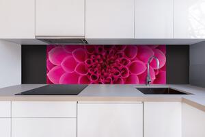 DIMEX | Dibond doska za kuchynskú linku | DBW-18060-049 Ružová georgína | 180 x 60 cm