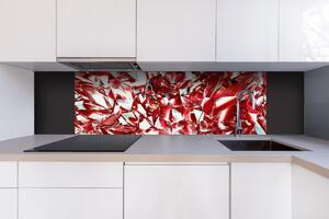 DIMEX | Dibond doska za kuchynskú linku | DBW-18060-071 Červený kryštál | 180 x 60 cm