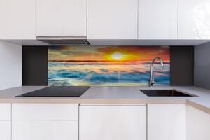 DIMEX | Dibond doska za kuchynskú linku | DBW-18060-109 Západ slnka | 180 x 60 cm
