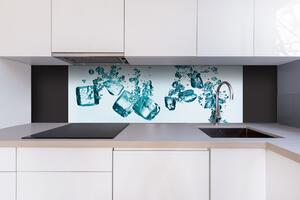 DIMEX | Dibond doska za kuchynskú linku | DBW-18060-002 Ľadové kocky | 180 x 60 cm