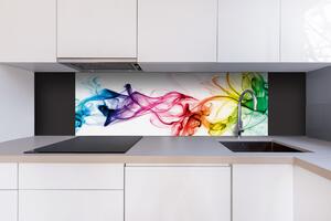 DIMEX | Dibond doska za kuchynskú linku | DBW-18060-073 Farebný dym | 180 x 60 cm