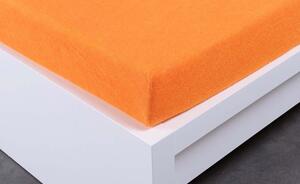 Froté plachta 90 × 200 cm Exclusive – oranžová