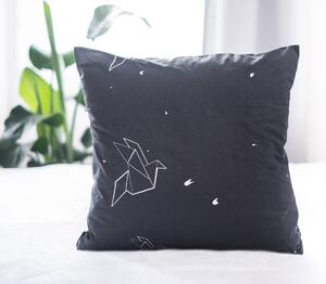 Bavlnená obliečka na vankúšik Renforcé 40 × 40 cm – Birds origami