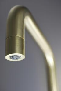 Deante Silia, sprchový stĺp s pákovou sprchovou batériou, zlatá matná, DEA-NQS_R4XM