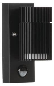 Kanlux 46202 - Vonkajšie nástenné bodové svietidlo so senzorom RADILO 1xGU10/11W/230V IP44 čierne