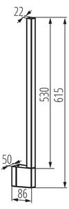 Kanlux 45870 - YALTE vonkajšie nástenné LED svietidlo LED/9W/230V 3000/4000/6500K IP54 čierne