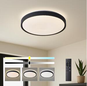 BRILAGI - LED stmievateľné stropné svietidlo CORVO LED/72W/230V 3000-6000K čierne pr. 50 cm + diaľkové ovládanie