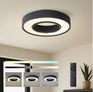 Brilagi - stmievateľné LED stropné svietidlo LUMIX LED/48W/230V 3000-6000K čierne pr. 50 cm + diaľkový ovládač