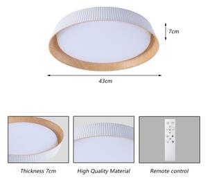 Brilagi - stmievateľné stropné svietidlo ORINO LED/54W/230V 3000-6000K biela pr. 43 cm + diaľkové ovládanie
