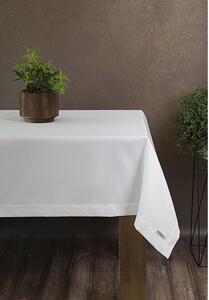 Luxusný obrus Ellen lurex 140 × 180 cm – biela/strieborná