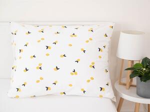 Bavlnená obliečka na vankúš Renforcé 70 × 90 cm – Citróny