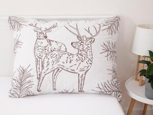 Bavlnená obliečka na vankúš Renforcé 70 × 90 cm – Jelene