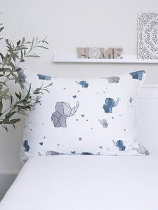Bavlnená obliečka na vankúš Renforcé 70 × 90 cm - Slony