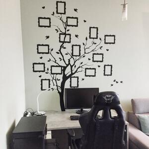 INSPIO-výroba darčekov a dekorácií - Nálepka na stenu - Strom s fotkami 9x13cm