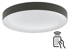 Eglo 99782 LAURITO stropné svietidlo LED 24W 2160lm 3000-6500K biela, šedá, diaľkový ovládač, stmievateľné