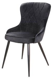 Jedálenská stolička LUTES čierna