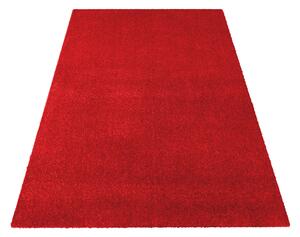 Jednofarebný koberec červenej farby Červená Šírka: 120 cm | Dĺžka: 170 cm